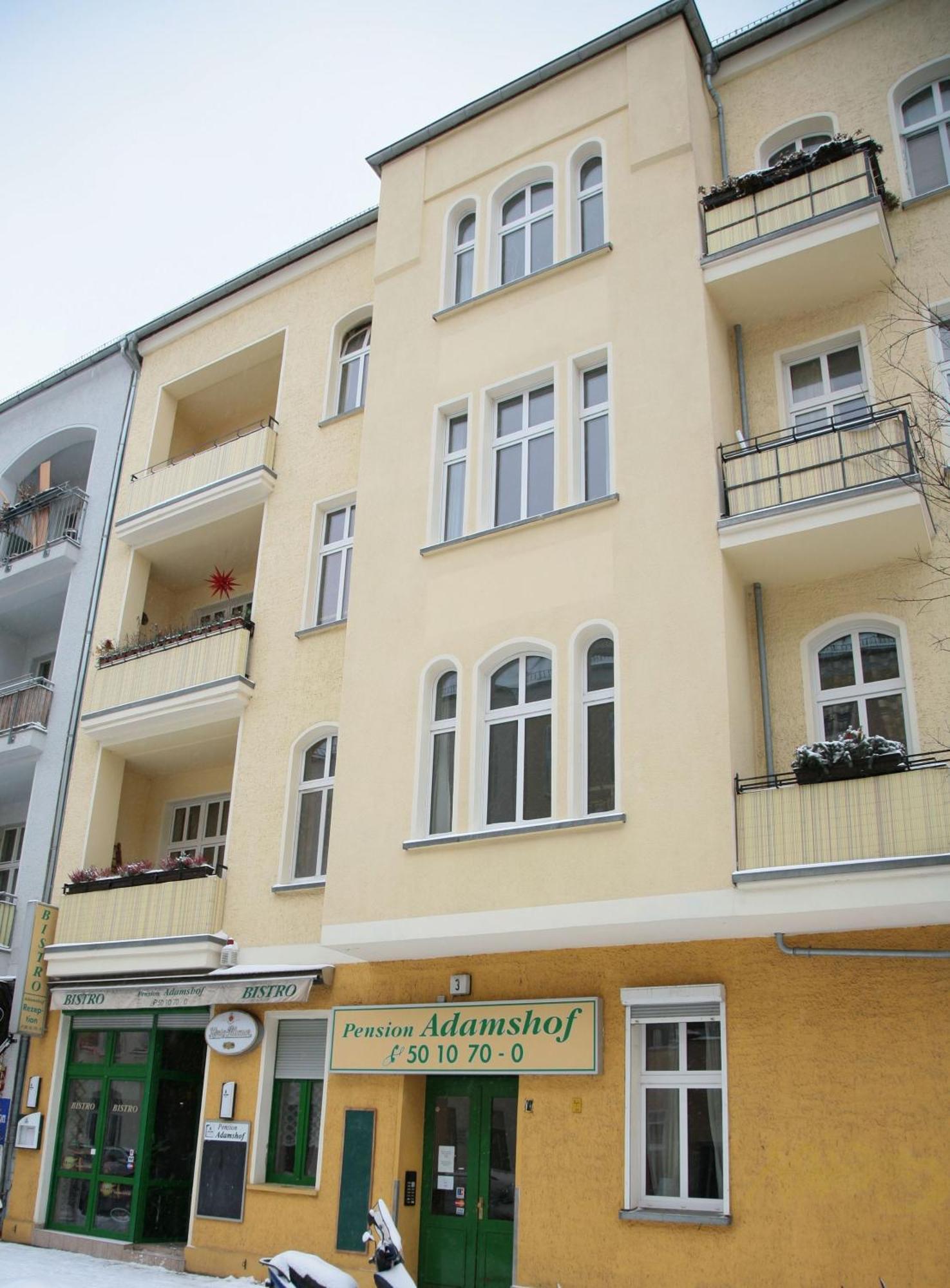 Hotel-Pension Adamshof Berlín Exterior foto